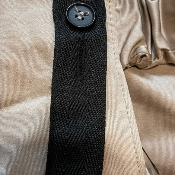 Zara‎ Beige Bustier Corset Top Minimalist Contrast Straps Neutralcore Y2K Size M - Picture 7 of 11